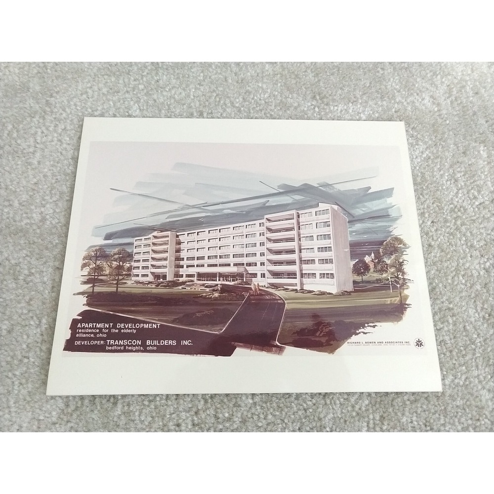 Apartment Building Architectural Rendering Alliance Ohio Richard L Bowen MCM